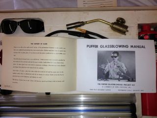 Vintage Puffer Glass Blowing Project Kit 1960s Complete