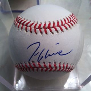 Tom Glavine Auto Autograph Signed Rawlings OMLB Baseball COA