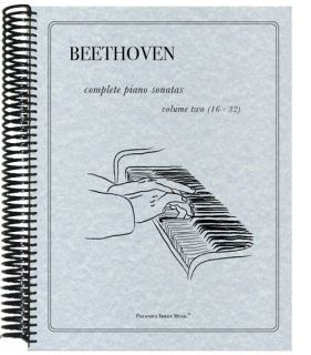 Volume II of Beethovens complete piano sonatas, edited by Adolf