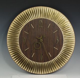 Eames George Nelson Era Mid Century Modern Sunburst Wall Clock