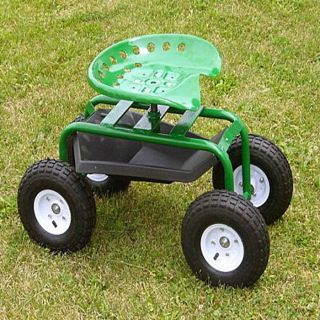 handy garden caddy tractor seat on wheels save your aching back and