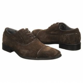 Men Calvin Klein Glendon Captoe Shoes F4475 Brown Suede