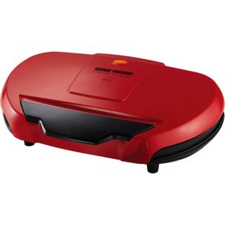 George Foreman 144 Grand Champ Family Sized Grill Red
