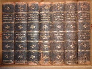 The Works of Nathaniel Hawthorne Vol I II V VI VII VIII IX Edition De