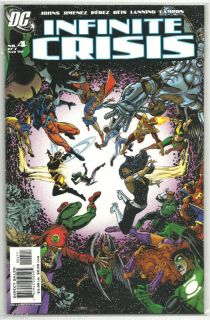 Infinite Crisis 4 Cool 1 10 Variant by George Perez NM