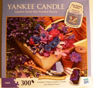 Garden Sweet Pea Scented Yankee Candle 300 Piece Puzzle NEW Still