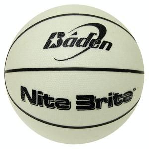 Baden Nite Brite 28 5 inch Glow in The Dark Rubber Basketball