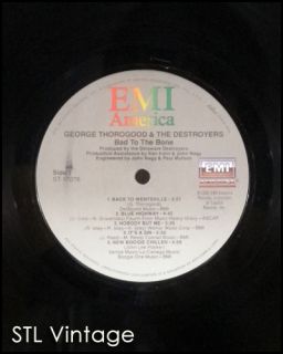 orig GEORGE THOROGOOD & THE DESTROYERS bad to the bone LP RECORD blues