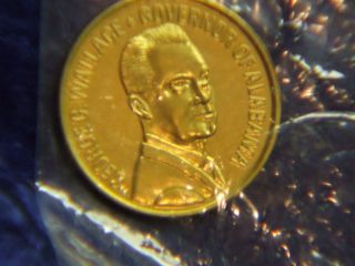 George Wallace Coin Token 45th Governor of Alabama Mint Shape Lot 365
