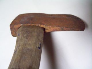 This antique hatchet is very nice. Left in original condition, the