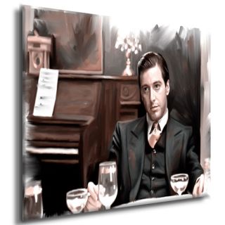 Godfather Al Pacino Movie DVD Portrait Painting Canvas Art Giclee