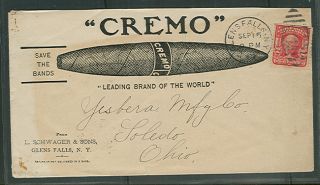 1900’s “Cremo” Cigars Glens Falls NY Advertising Cover