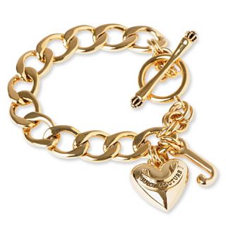 New Juicy Couture Gold Starter Charm Bracelet Gift Authentic