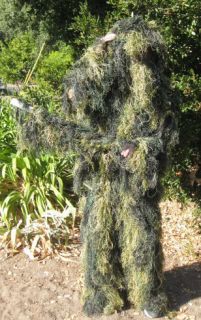 New Ghillie Suit Camo Woodland Paintball Sniper Youth Camouflage