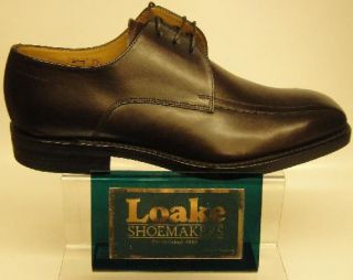 Loake Gielgud Dark Brown Burnished Calf Leather Shoe