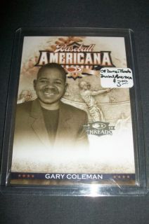 2008 Donruss Threads Americana Ba 37 Gary Coleman 500