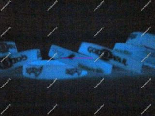 Hatsune Miku Silicone Silicon Glow in the Dark Wristband Bracelet Blue