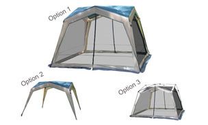 GigaTent Dual Identity 12 x 12 Screen House Canopy Gazebo Sun Shelter