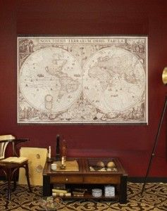 At this time the only known original of this spectacular world map is