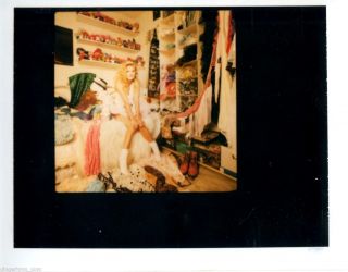 Its Me Ginger Lynn Autographed Polaroid from Howard Stern Show 1993