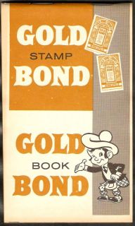 Vintage 1960s Gold Bond Stamp Book Minneapolis MN