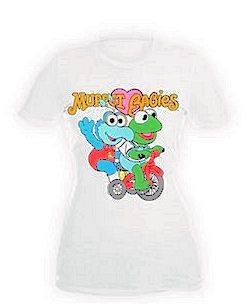 Sesame Street Gonzo Kermit Muppet Babies White T L