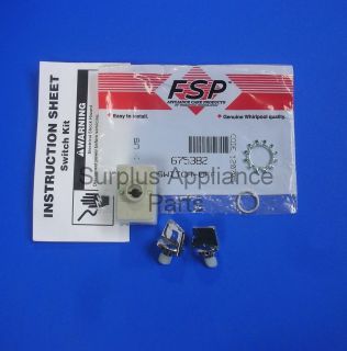 Whirlpool Kenmore Maytag Trash Compactor Switch Kit 675382 New