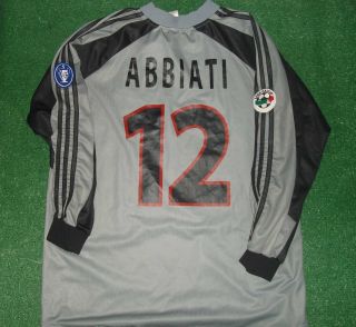 Abbiati Milan Match Worn GK Shirt