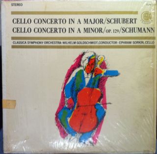 VG Ephram Sorkin Wilhelm Goldschmidt Schubert Schumann Cello Concerto