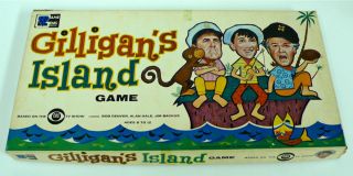 RARE 1965 Game Gems Gilligans Island TV Show Board Game Toy Bob Denver