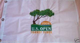  Open Torrey Pines Embroidered USGA golf pin flag Tiger Woods win MINT