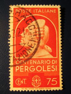  Used 75c Crimson Stamp SC 392 Giovanni Battista Pergolesi VF