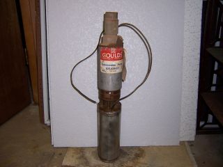 Goulds Submersible Deep Well Water Pump 1 2 HP 230V