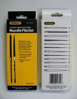 File Set Needle Files 12pc Swiss Pattern General Tool