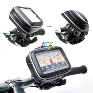 GPS Satnav Case Motorcycle Bike Cycle Mount New Waterproof
