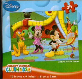  Clubhouse Puzzle Lenticular New Gift Minny Pluto Goofy 24 P