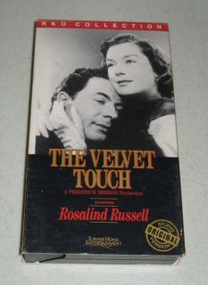 The Velvet Touch Rosalind Russell Classic VHS Video RARE