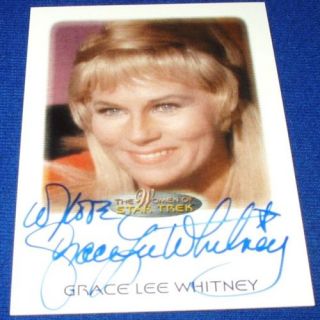 Star Trek Autograph Auto Card Grace Lee Whitney Rand