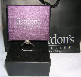 Gordons Jewelers Diamond Engagement Ring Cherished Promise Coll Sz 6
