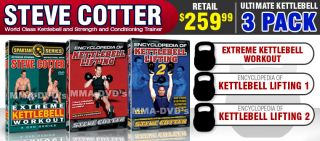 Steve Cotter, Encyclopedia Of Kettlebell Lifting, DVD Kettlebells