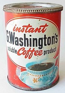 Vintage G George Washington Instant Coffee Tin Can