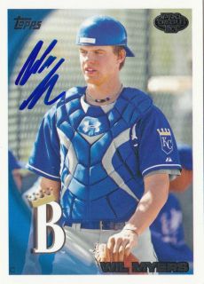 WIL MYERS AUTO SIGNED AUTOGRAPH 2012 FUTURES GAME 2010 TOPPS PRO DEBUT