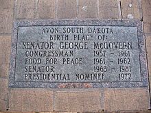 George McGovern Senator South Dakota 1963 81 Autographed Signed