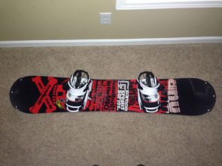 2012 GNU Carbon Credit Snowboard with K2 Cinch cts Bindings