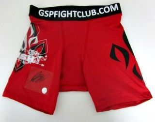 Georges St Pierre Signed Authentic MMA UFC Red Trunks PSA DNA