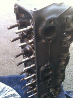   small block chevy heads rebuilt bronze valve guilds w springs milled