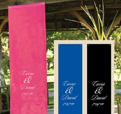 Personalized Vinyl Wedding Shower Party Event Banner 11 Colors 95 5 x