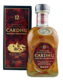 Cardhu Scotch Whisky 12 Year Old Whiskey 750 ml RARE