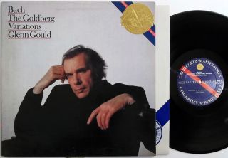Glenn Gould Bach Goldberg Variations CBS LP Im 37779 Digital
