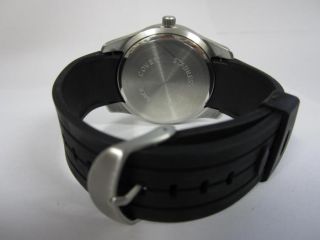 Unbranded Quartz Watch Black Round Dial with Glow in The Dark
